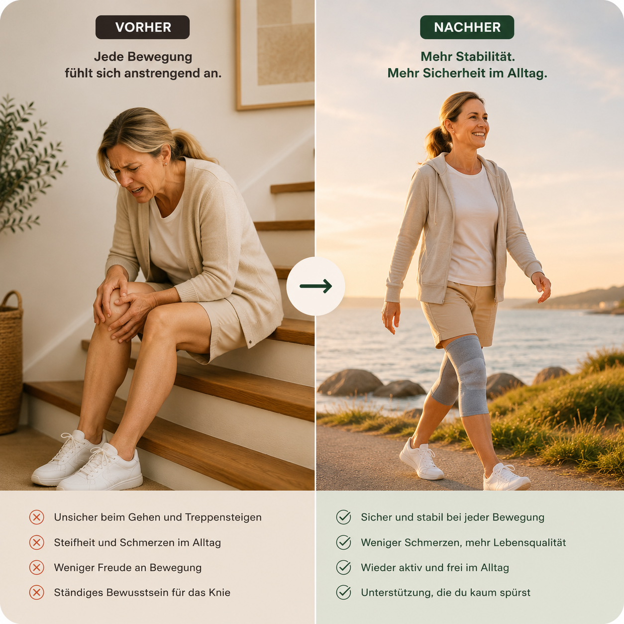BambooComfort™ Kniebandage