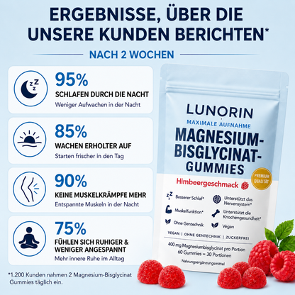 Lunorin Magnesium-Bisglycinat Gummies